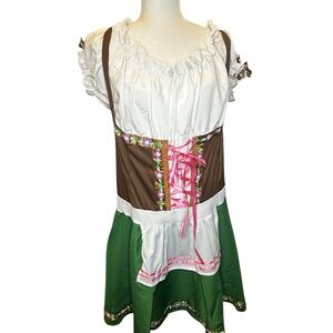 Wonderland Costumes Women’s Oktoberfest Costume plus Size‎ 1X New or 2X